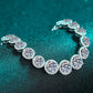 925 Sterling Silver 10.4 Carat Moissanite Bracelet