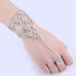 Jewelry Premium Rhinestone Bow Finger Bracelet