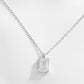 925 Sterling Silver Zircon Pendant Necklace