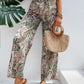 Printed Wide Leg Pants