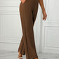 High Waist Straight Leg Pants