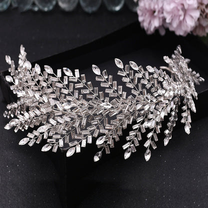 Creative Shaped Rhinestone Bridal Headdress Hairband Wedding Dress Hairstyle Jewelry