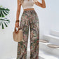 Printed Wide Leg Pants