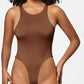 Full Size Round Neck Wide Strap Bodysuit