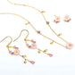 Floral jewelry set