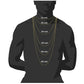 Men's Hip Hop Diamond Gold Necklace Alloy Pendant Full Rhinestone Single Row Item Jewelry