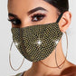 Rhinestone jewelry color hot diamond mask