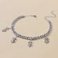 Love Rhinestone Anklet, Exotic All-Match Jewelry, Full Of Diamond Heart-Shaped Anklet