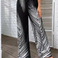 Printed Wide Leg Pants