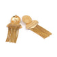 Durian Jewelry Exaggerated European and American Alloy Tassel Earrings