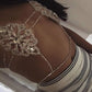 European and American fashion jewelry new bikini crystal rhinestone sexy chest chain tide female geometric diamond body chain