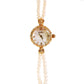 Natural Freshwater Pearl Bracelet Net Red Womens Watch