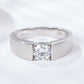 925 Sterling Silver I Carat Moissanite Ring