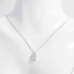 925 Sterling Silver Zircon Pendant Necklace