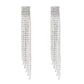 Temperament Retro Jewelry Fashion Rhinestone Exquisite Diamond Tassel Earrings