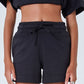 Drawstring Solid Color Shorts with Pockets