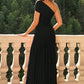 One-Shoulder Ruched Maxi Dress