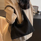 Suede Adjustable Strap Shoulder Bag