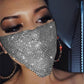 Explosive metal flash jewelry mask