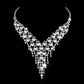 Wholesale fashion OL bridal jewelry set, claw chain earrings, Pearl Rhinestone Necklace 465