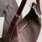 Suede Adjustable Strap Shoulder Bag