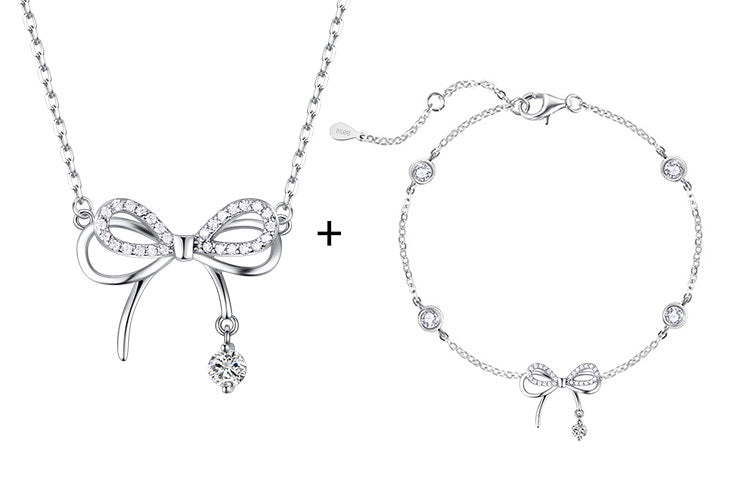 Silver Jewelry Smart Butterfly Dream Necklace Female Niche