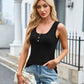 Scoop Neck Wide Strap Tank