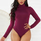 Turtleneck Long Sleeve Bodysuit