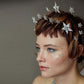 Bridal Jewelry Pentagram Double Row Head Crown