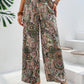 Printed Wide Leg Pants