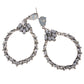 Fashionable Temperament Exaggerated Rhinestone Earrings Jewelry