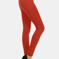 Yelete Full Size Seamless High Waist Fleece Leggings