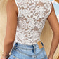 Perfee Lace V-Neck Sleeveless Bodysuit