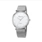 Fashion Casual Watches Womens Men GENEVA Womens Classic Quartz Stainless Steel Wrist Watch Bracelet Watches