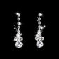 Bridal Wedding Jewelry Accessories Simple Rhinestone Zircon Necklace Earrings