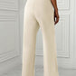 High Waist Straight Leg Pants