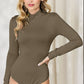 Basic Bae Full Size Mock Neck Long Sleeve Bodysuit