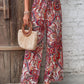 Printed Wide Leg Pants