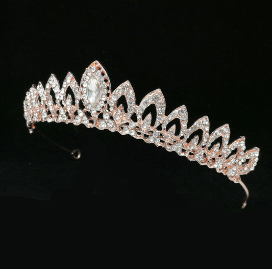 European And American Wedding Jewelry Horse Eye Alloy Rhinestone Headband Wedding Headdress