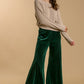 Umgee High Rise Elastic Waist Flare Pants