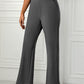 High Waist Straight Leg Pants