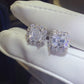 2 Carat Moissanite 925 Sterling Silver Stud Earrings