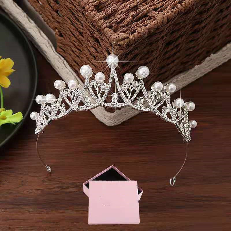 Fashion Pearl Bridal Tiara Crown Wedding Jewelry