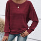 Full Size Round Neck Long Sleeve Top