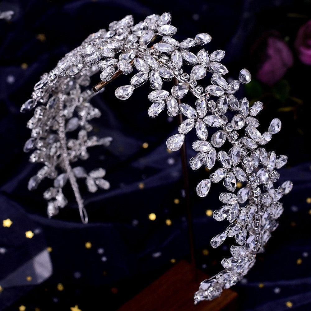 Fashion Wedding Jewelry Rhinestone Soft Chain Headband Bridal Dress Dinner Accessories