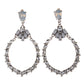 Fashionable Temperament Exaggerated Rhinestone Earrings Jewelry