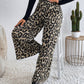 Printed Elastic Waist Wide Leg Pants