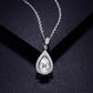 1.5 Carat Moissanite 925 Sterling Silver Teardrop Necklace