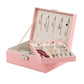 Double-layer Jewelry Storage Box Multi-functional Jewelry Storage Leather