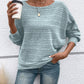 Full Size Round Neck Long Sleeve Top